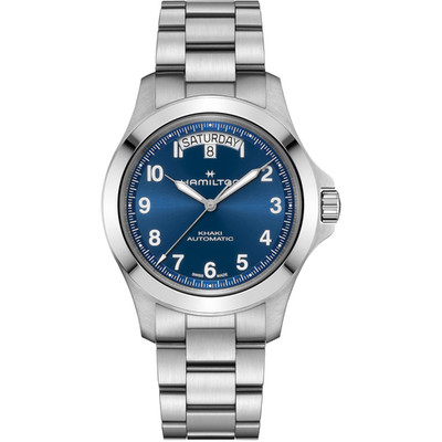 *BRAND NEW* Hamilton Khaki Field King Day-Date Blue Dial Men's Watch H64475140
