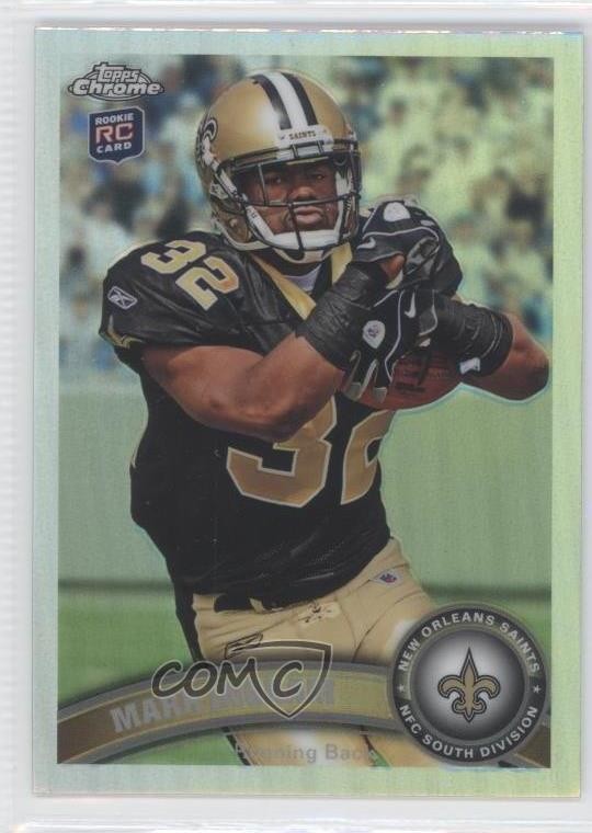 2011 Topps Chrome Refractor Mark Ingram #50 jc6