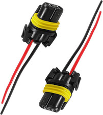 2 PCS 9005 9006 9012 HB3 HB4 Female Adapter Wiring Harness Sockets, Auto Wire Co