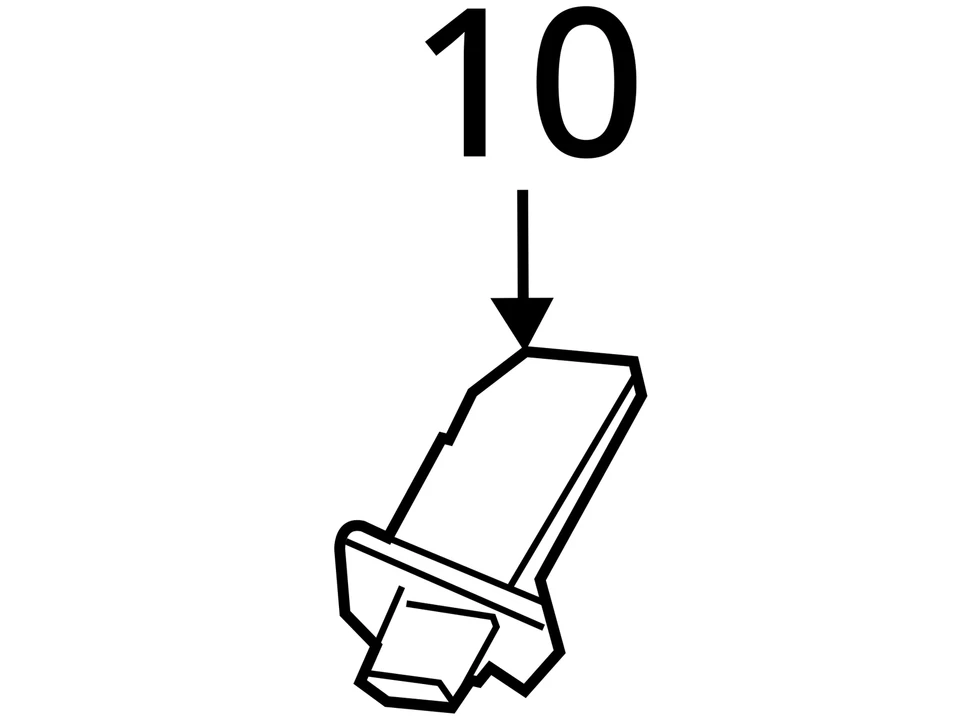 Измеритель массового расхода воздуха 2012-2014 Ford Edge Maf D6VLN - Изображение 4 из 4