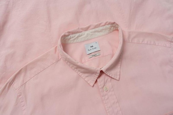 Men Paul Smith Shirt Pink Cotton 42 / XL / 50