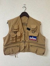 Gilet da Pesca con Vecchio Emblema DAIWA Beige Taglia/marca sconosciuta