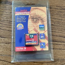 SanDisk 16MB Compact Flash Card CF Memory Card SDCFB original package