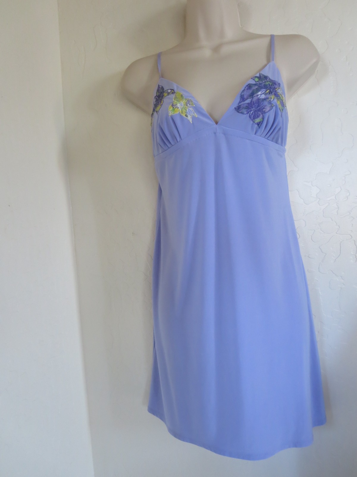 Josie By Natori Chemise Nightgown, Purple Blue, Small, Without Tag.