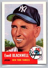 Ewell Blackwell 1991 Topps Archives 1953 New York Yankees #31