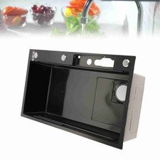 Double Bowl Kitchen Sink Professional Stainless Steel Thickened Brushed Surface