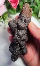 X Large 4.6" 236g Prophecy Stone Z "Hematite Wand"  Egyptian 3rd Eye Meditation