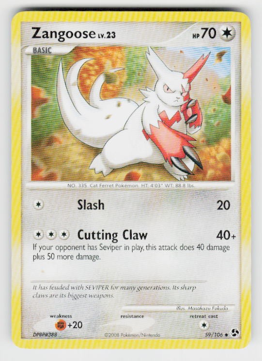 Great Encounters #59/106 Zangoose