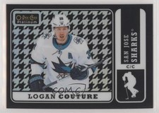 2018-19 O-Pee-Chee Platinum Black and White Houndstooth 20/25 Logan Couture 0c3