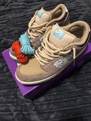 Nike SB Dunk Low Big Money Savings Size 12 Used OG Box Extra Laces