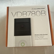 Alarm.com VDB780B Wireless Video Doorbell Wi-...