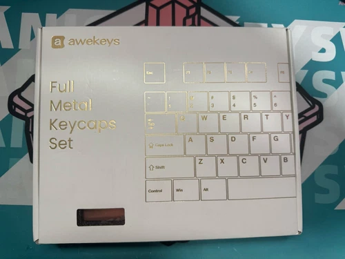 Awekeys Rose Gold Metal Keycaps