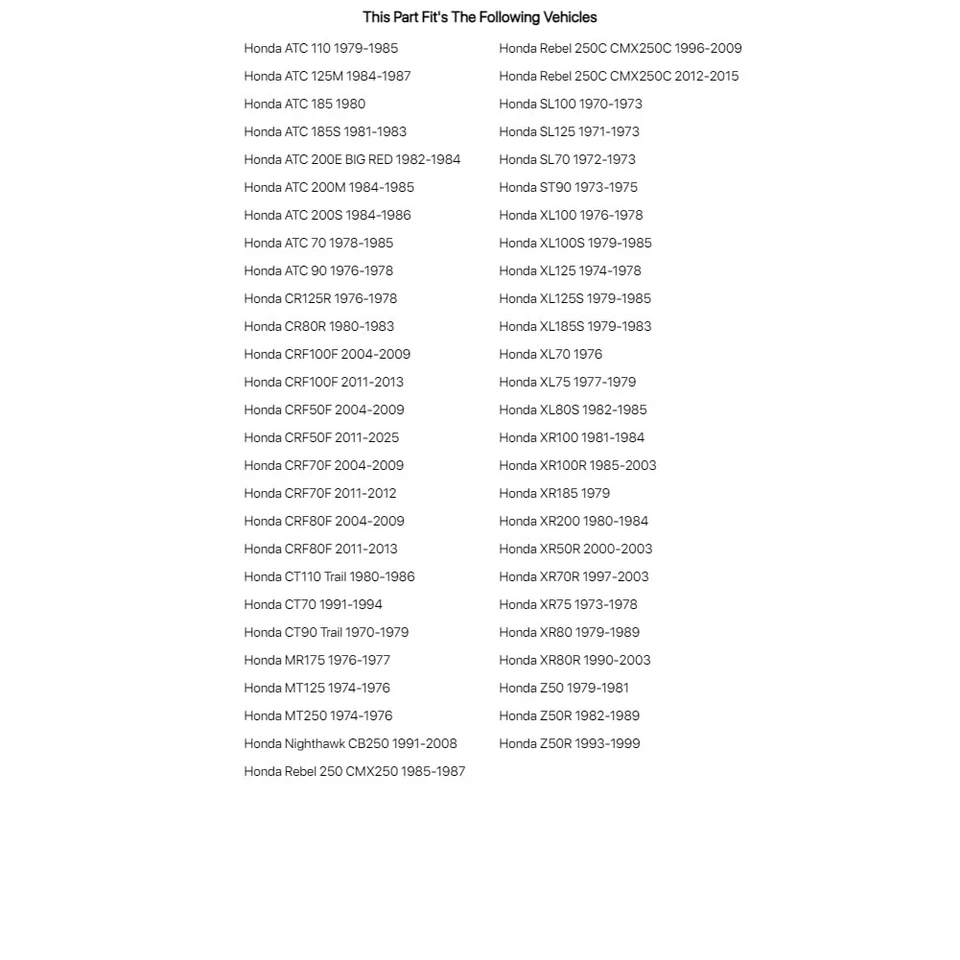 Tusk Steering Stem Bearing Kit For HONDA XR100R 1985-2003 - Image 2 of 3