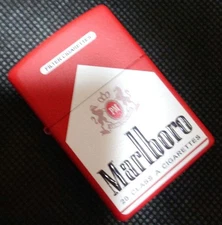 Marlboro Zippo Red Box Design Collectible Used