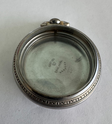 VINTAGE 18 SIZE KEYSTONE POCKET WATCH CASE LEVER & PENDANT SET