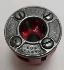 Vintage 1/4" Ridgid Die Head for 0-R Drop Head Pipe Threader