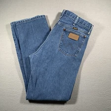 Vintage Wrangler Jeans Mens 36x32 Blue 13MWZ Cowboy Cut Denim Casual M USA