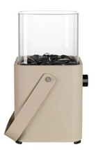 Tepro Tabletop Square Gas Fire Stylish heater for garden or patio C206 Gls 190g