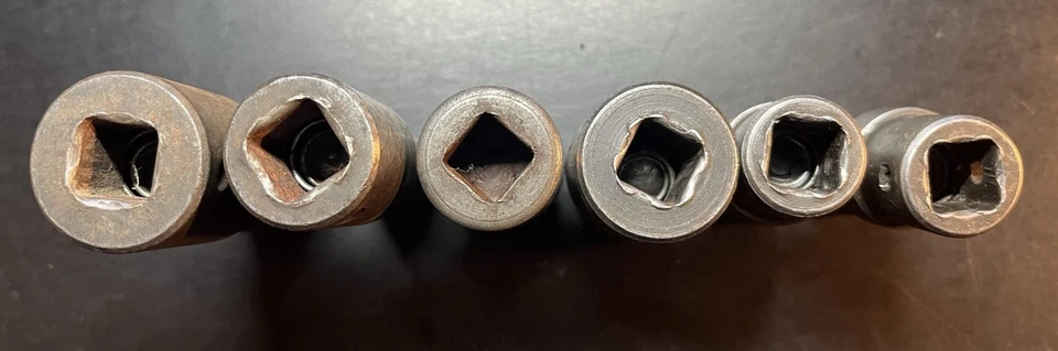 6 Mac Tools 1/2" Dr. 6pt. Impact Swivel Sockets FREE Shipping - Image 2 of 2