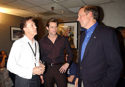 Paul McCartney Jim Carrey and New York State Governor George Pataki Old Photo 2
