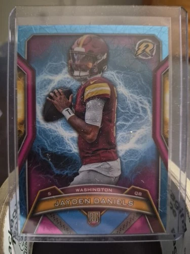 2024 Topps Resurgence - Rookies Jayden Daniels #196 Sky Blue & Pink Shock  (RC)