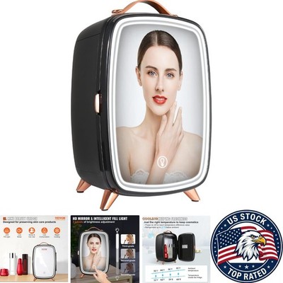 Versatile 6L Makeup Refrigerator with Eco-Friendly Operation   Travel Ready