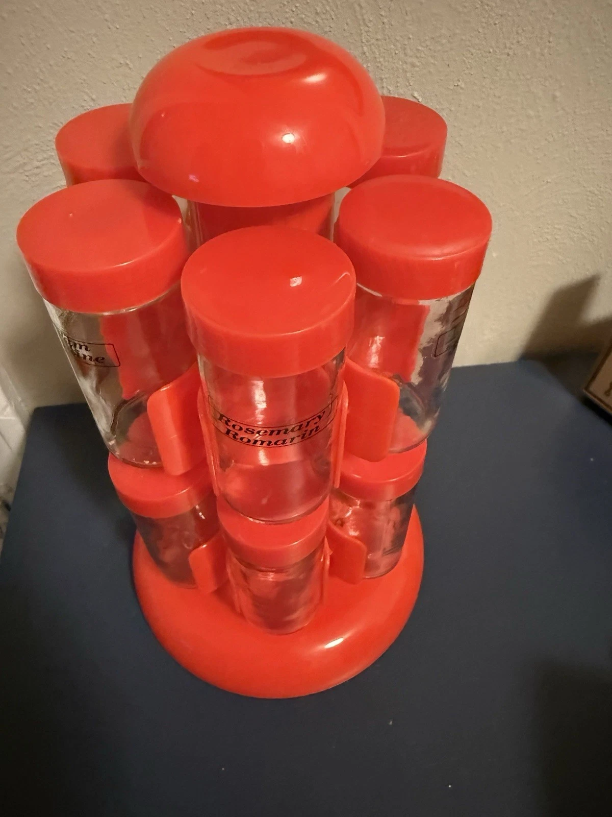 Orange Revolving Spice Rack 12 Count Retro Style
Opens in a new window or tab