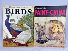 Vtg How to Draw and Paint Birds Hynt How to Paint on China Wiggins Vintage