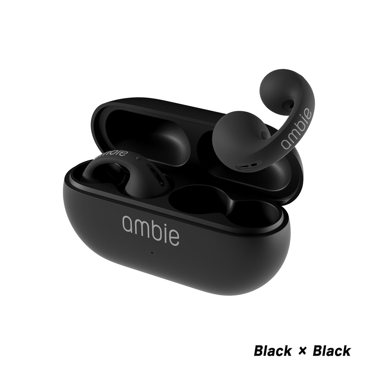 AM-TW02 Earcuffs Sound ambie (新品) Black AM-TW02 earcuffs sound ambie Black Earphone Wireless Open-Ear イヤホン