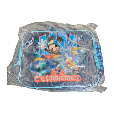 Disney Mickey Mouse Clubhouse Kinder Lunchbag Schultasche, Blau, Neu