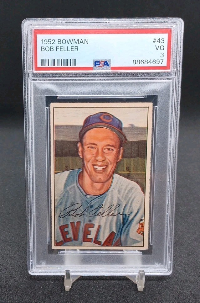 1952 Bowman #43 Bob Feller PSA 3