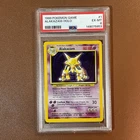 Alakazam Holo #1/102 1999 Pokémon Base Set PSA 6 EX-MT WOTC Vintage Card