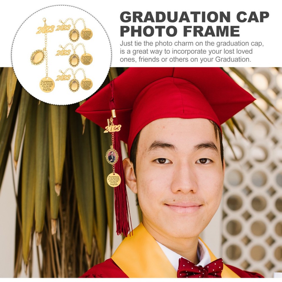 4 Pcs Graduation Cap Decorations Kit Diy Hanging Ornaments Accessory 4-pcs-graduation-cap-decorations-kit-diy-hanging-ornaments-accessory