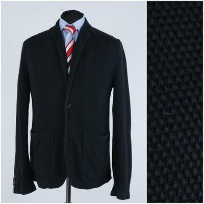 Herren TOM TAILOR Unconstructed Blazer 42R UK Größe Schwarz Baumwolle Sport Mantel Jacke