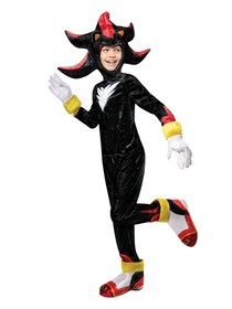 Boys Licensed Shadow Sonic The Hedgehog Costume Black Child Kids Book Week