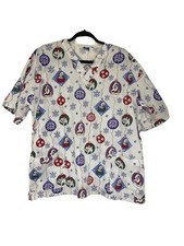 Scrubs Scrub Top Cartoon Disney 101 Dalmatians size XL dogs