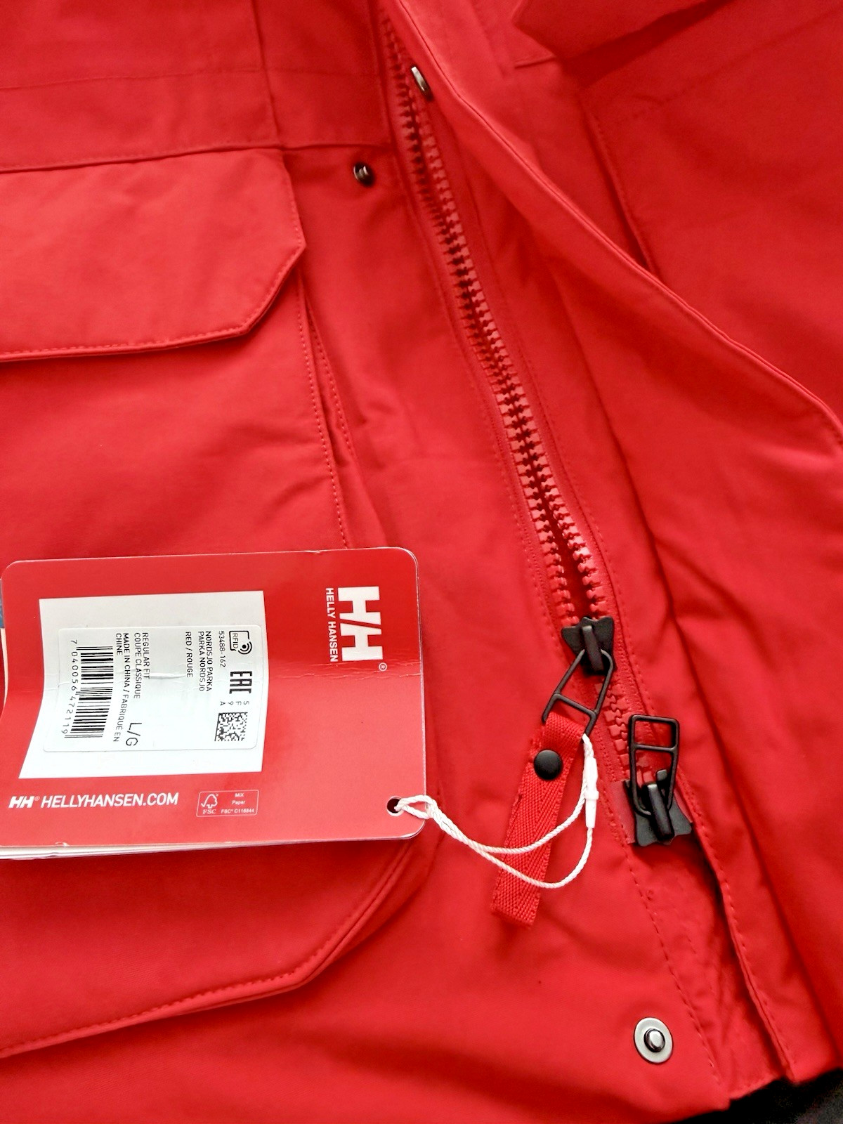 Helly-Hansen Men's Nordsjo Waterproof Windproof Breathable Parka Jacket Size L image 8