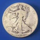 1918 Walking Liberty Half Dollar 90% Silver Coin 50c Circulated