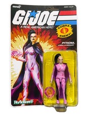 Super7 ReAction  GI JOE PYTHONA Cobra-La Emissary O-Ring 3.75  Action Figure