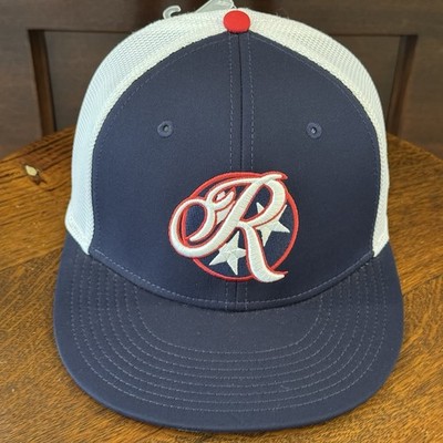 NWT The Game Pro GP551 Flex Fit Hat Small Navy White Red USA Baseball Cap