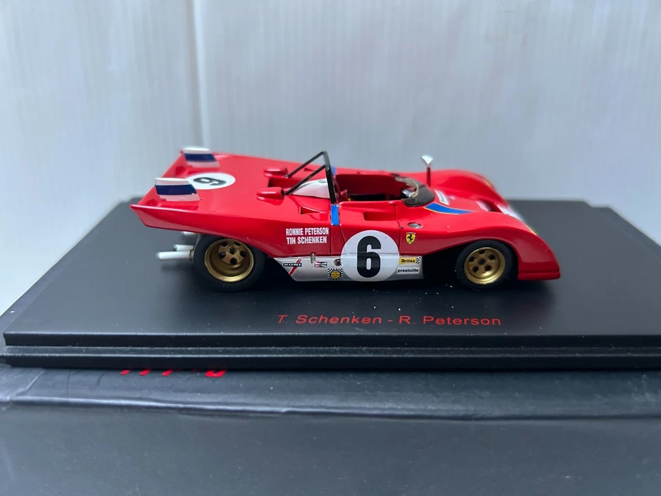 REDLINE (Spark) RL125 Ferrari 312 PB #6 2nd Daytona 1972 T. Schenken Défaut 1/43 - Photo 4/4
