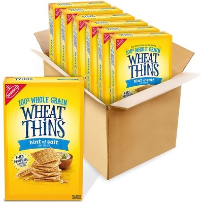 Wheat Thins Hint of Salt Low Sodium Snacks, Whole Grain 51 Ounce (Pack 1)
