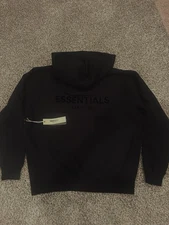 Essentials Hoodie Black Fear of God FOG Pullover Sweatshirt Men’s Unisex