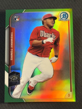 2015 Bowman Chrome GREEN REFRACTOR ROOKIE Yasmany Tomas 92/99