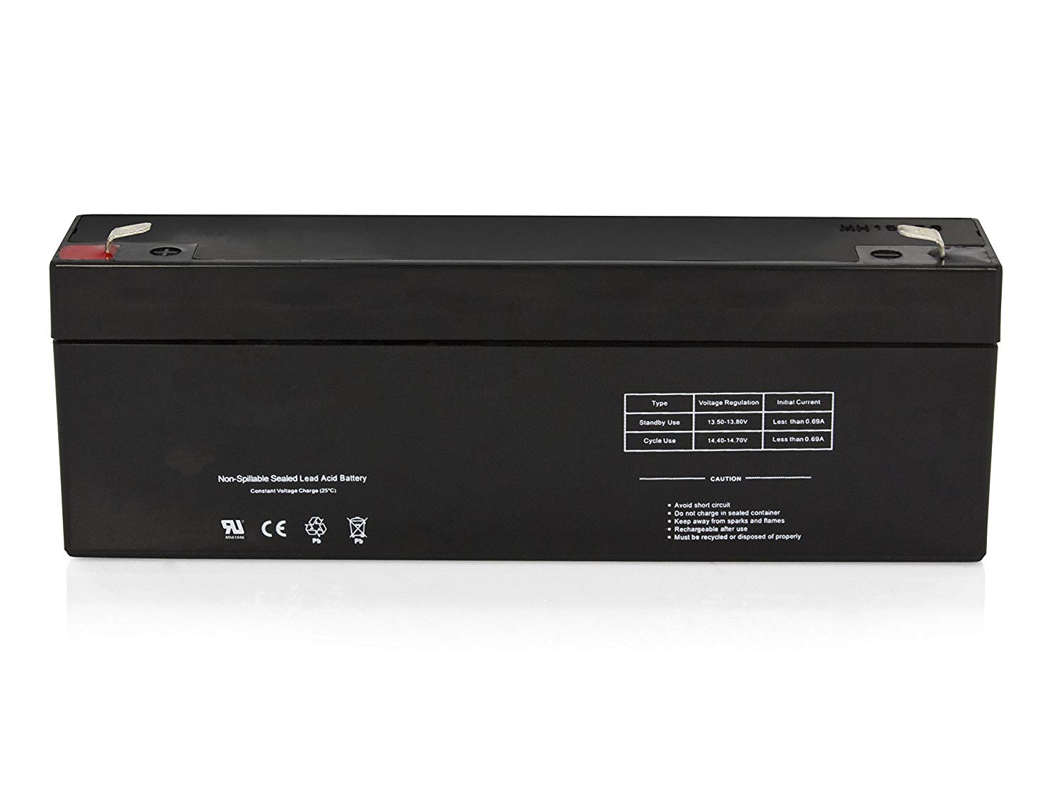 Replacement 12V Rechargeable Battery For Honeywell Accenta Intruder