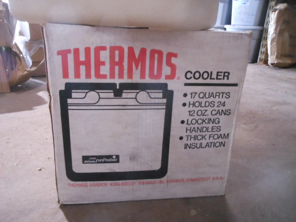 NOS Vintage Made in USA Thermos Deluxe SunPacker Sun Packer 4 Gallon