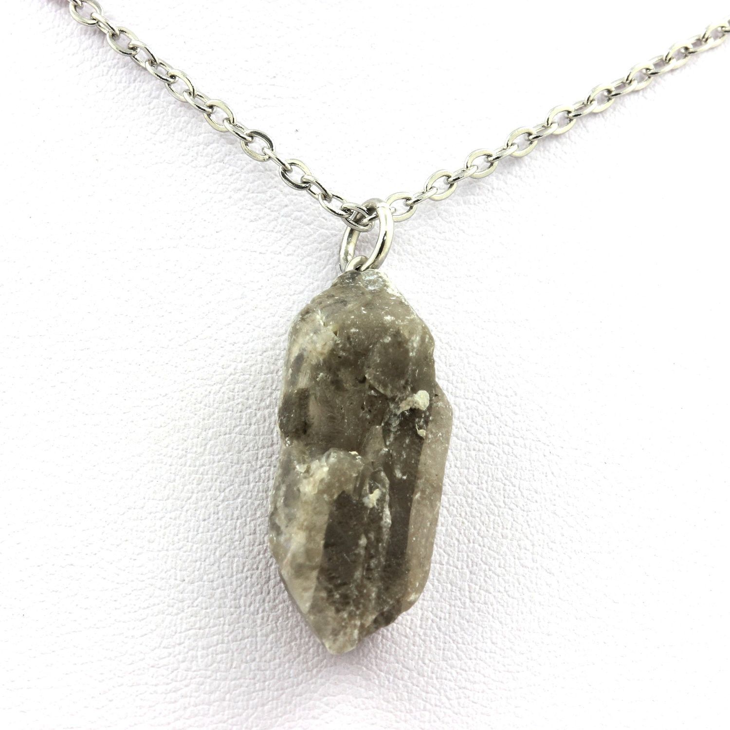 Collier en Gypse Brut de Marcieu Isère 17 ct - Pierre Naturelle de Collection