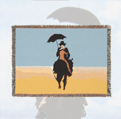 EL TOPO Alejandro Jodorowsky Holy Mountain Eraserhead Blue Velvet Woven Blanket