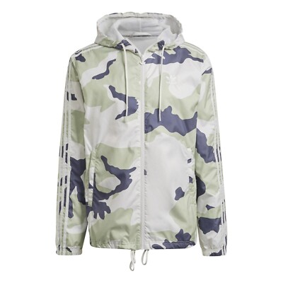 Adidas Originals Graphic Camo Windbreaker Grey Orbit Camo