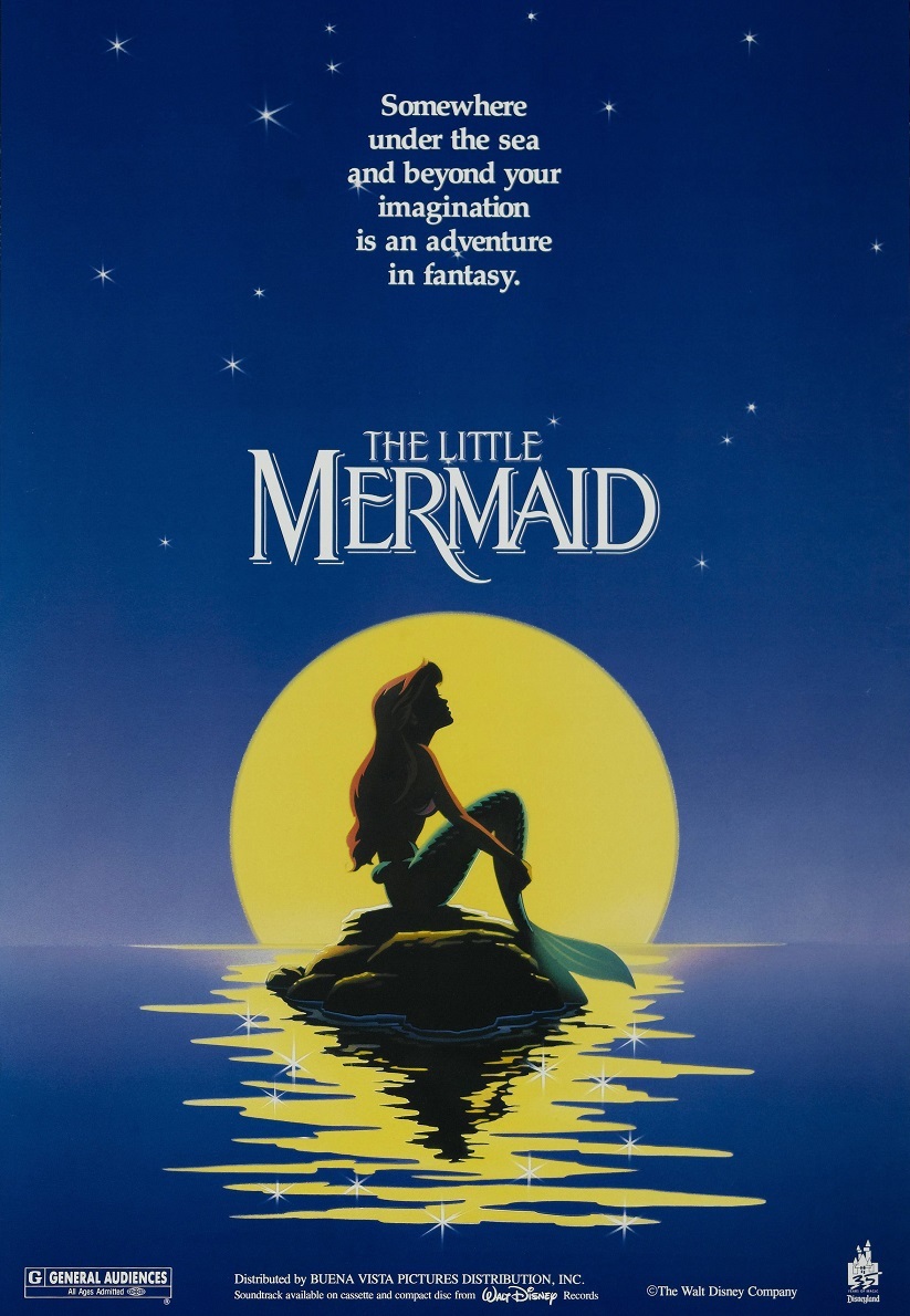 Walt Disney's The Little Mermaid movie poster (b) : 11 x 17 inches